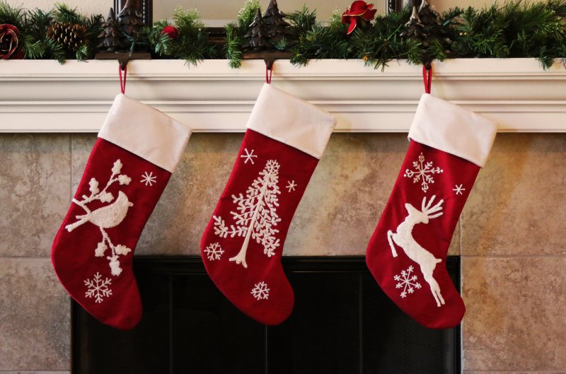 holiday stockings from a dentist in Chaska